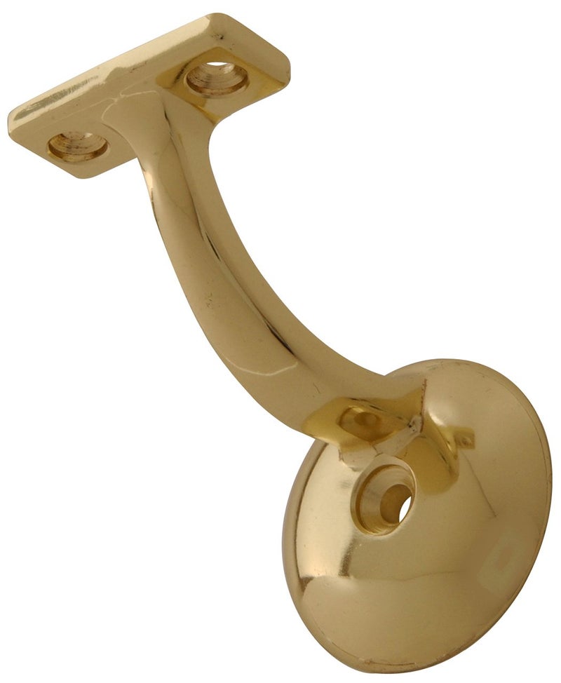 Hardware Essentials 852884 Ornamental Handrail Brackets Brass